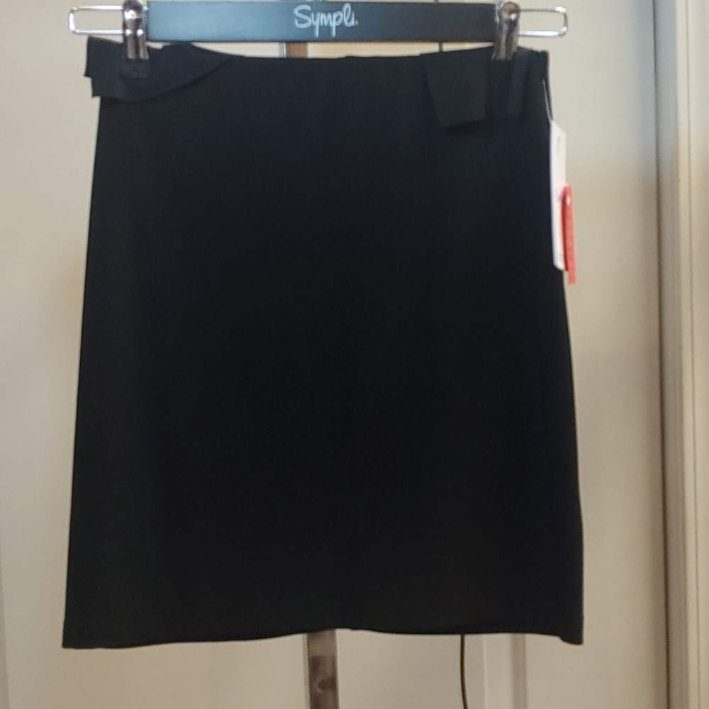Sympli black mini skirt